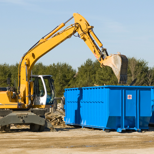 how many times can i have a residential dumpster rental emptied in Rarden